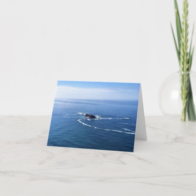 Cartão De Agradecimento Otter Rock, Cape Foulweather, Newport, Oregon (Frente)