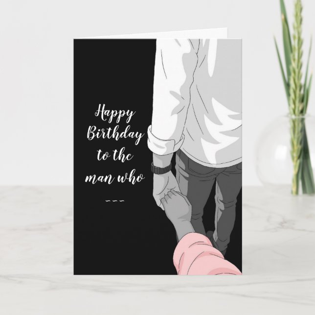 CARTÃO DE AGRADECIMENTO OUT OF THE DARK BIRTHDAY CARD FOR HIM (Frente)