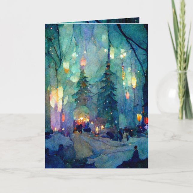 Cartão de Agradecimento Padrão, 5" x 7" Dobrado (Frente)