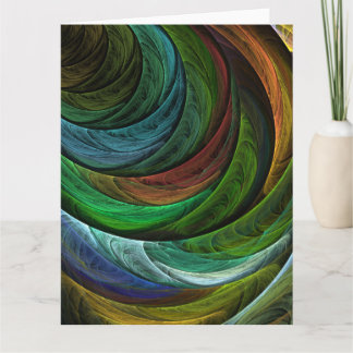 Cartão De Agradecimento Padrão de Abstrato de Arte Moderna com Glória de C