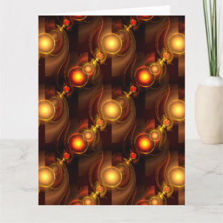 Cartão De Agradecimento Padrão de Arte Abstrata Boho Elegante Moderno Dour