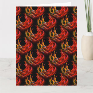 Cartão De Agradecimento Padrão de Arte Abstrata Boho Moderno Elegante #503