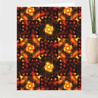 Cartão De Agradecimento Padrão de Arte Abstrata Boho Moderno Elegante Dour