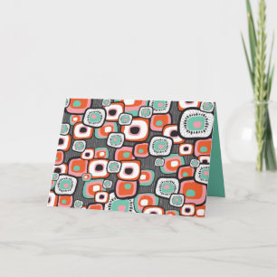 Cartão De Agradecimento Padrão de Padrões Exclusivos das Flores Rosa Sushi