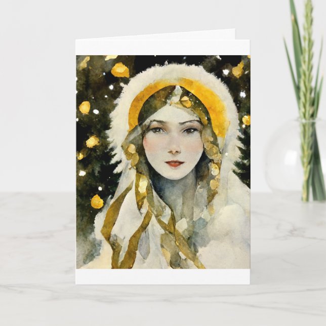 Cartão de Agradecimento Padrão Doblado, 5" x 7" (Frente)