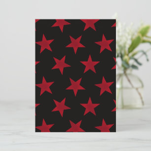 Cartão De Agradecimento Padrão Estrelas Douradas 8
