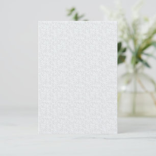 Cartão De Agradecimento Padrão Floral Geométrico Cinza Claro