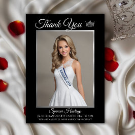 Cartão de Agradecimento Pageant Essentials