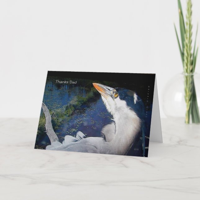 Cartão De Agradecimento Pai de obrigados: (Frente)