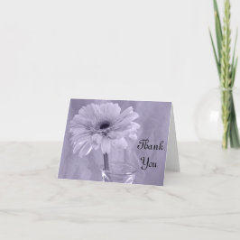 Cartão De Agradecimento Pale Purple Tiny Obrigado