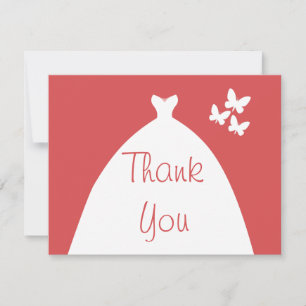 Cartão De Agradecimento Palhaço De Casamento Muito Obrigado Pink Backgroun