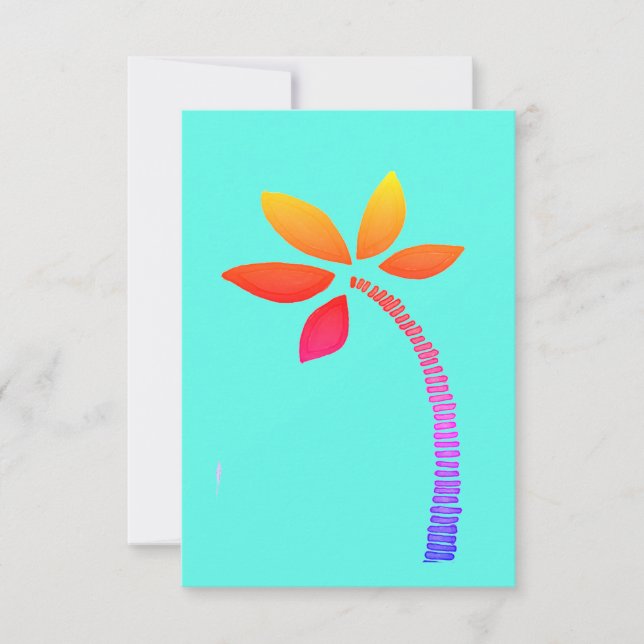 Cartão De Agradecimento Palmeira (Frente)