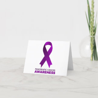 Cartão De Agradecimento Pancreatic Cancer Awareness