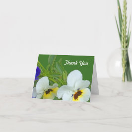 Cartão De Agradecimento Pansy Obrigado Nota