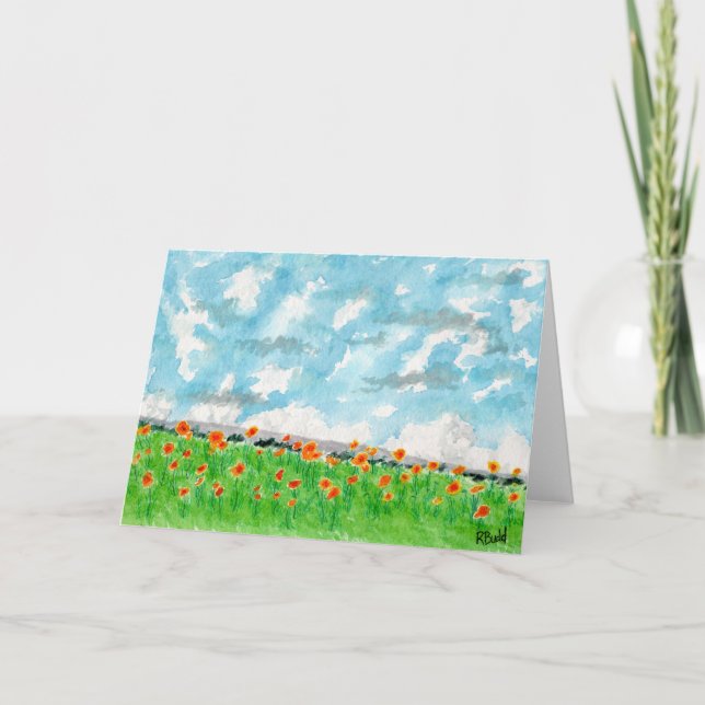 Cartão De Agradecimento Papas Laranja (Frente)