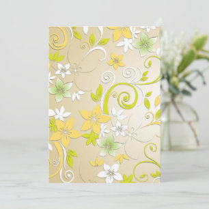 Cartão De Agradecimento Papel de parede de flores 3