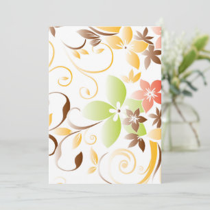 Cartão De Agradecimento Papel de parede flores 5