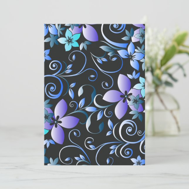 Cartão De Agradecimento Papel de parede para flores 6 (Em pé/Frente)