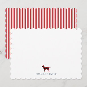 Cartão De Agradecimento Papelaria de Logotipo de Cachorro Labrador Persona