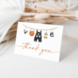 Cartão de Agradecimento para Chás de Bebê de Hallo