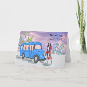 Cartão de Agradecimento para Guia Turístico