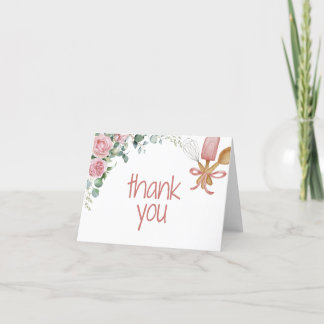 Cartão de agradecimento para logo ser levada