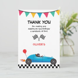 Cartão de Agradecimento para Meninos da Festa de A