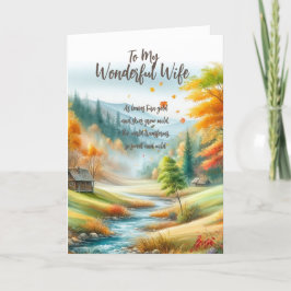 Cartão De Agradecimento Para Minha Maravilhosa Esposa.... 