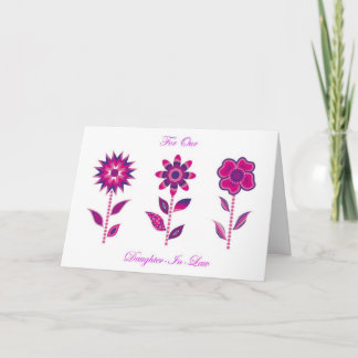 Cartão De Agradecimento Para nossa nora