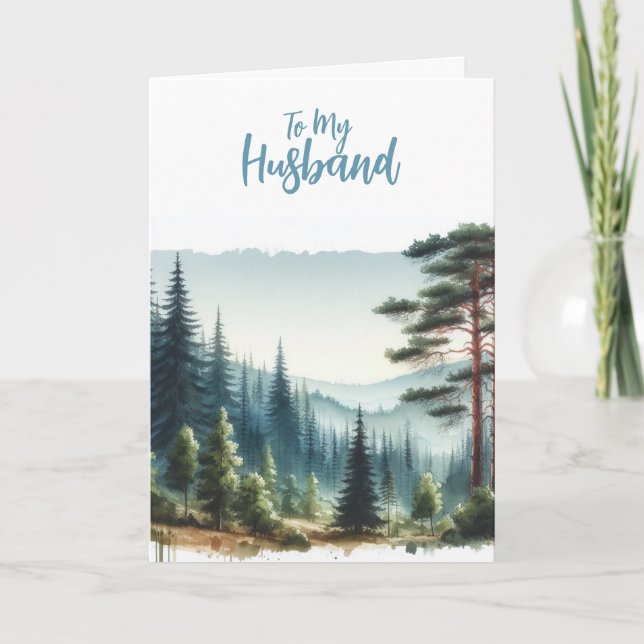 Cartão De Agradecimento Para O Meu Marido, Receba Uma Boa Carta (Frente)