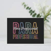 Para Profissional Paraeducador Primeiro Dia de Vol