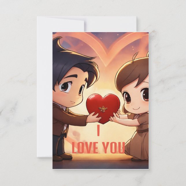 Cartão De Agradecimento "Para sempre" (Frente)