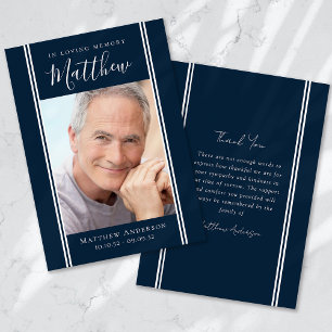 Cartão De Agradecimento Para sempre em nosso coração Foto Simpatia