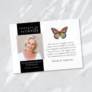 Cartão De Agradecimento Para Sempre em Nossos Corações Fotografia de Borbo