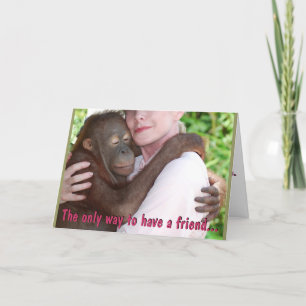 Cartão De Agradecimento Para ter um amigo