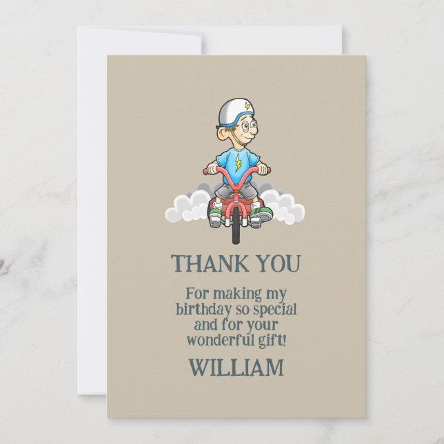 Cartão de Agradecimento para Todos os Motociclista (Frente)