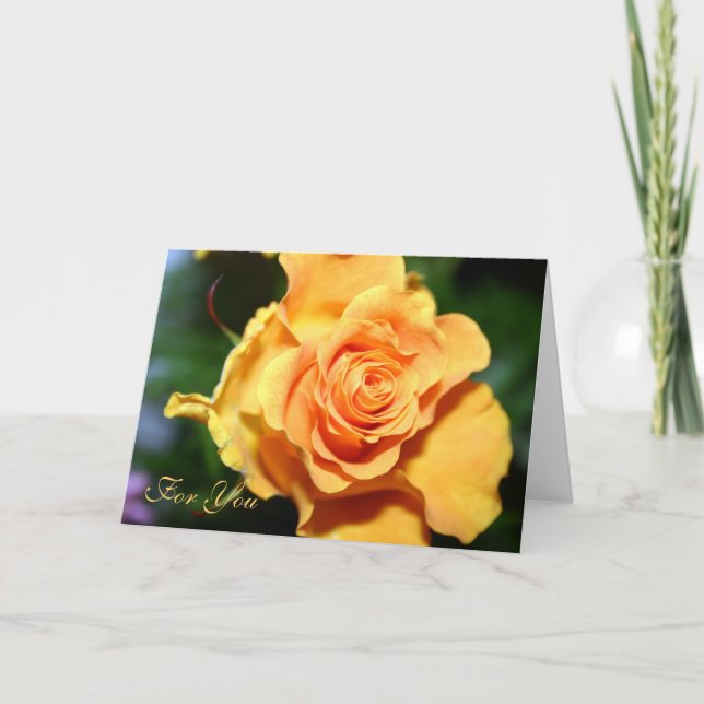 Cartão De Agradecimento Para você (Frente)