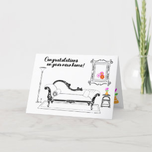 Cartão De Agradecimento Parabéns na sua nova casa