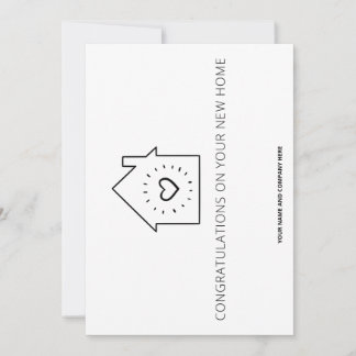 Cartão De Agradecimento Parabéns na sua nova casa: REALTOR