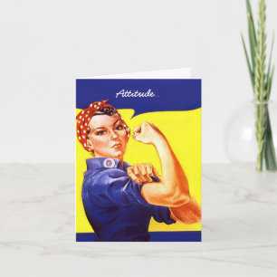 Cartão De Agradecimento Parabéns pelo emprego de promoção da Rosie the Riv