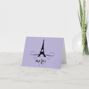 Cartão De Agradecimento Paris Eiffel Tower Thank You Note card