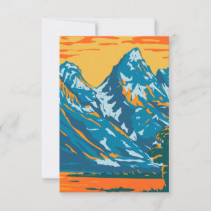 Cartão De Agradecimento Parque Nacional Grand Teton