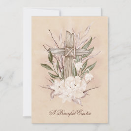 Cartão De Agradecimento Páscoa pacífica da placa páscoa