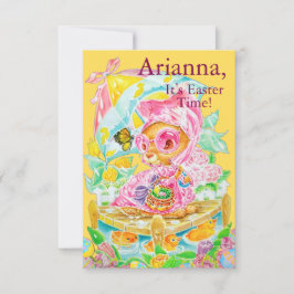 Cartão de Agradecimento Páscoa Personalizado para