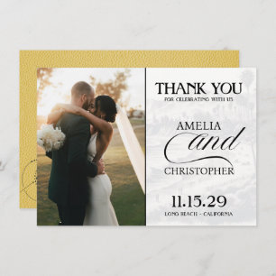 Cartão De Agradecimento Passaporte Amarelo da Califórnia