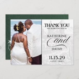 Cartão De Agradecimento Passaporte do México Verde