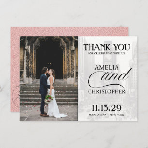 Cartão De Agradecimento Passaporte Nova Iorque Rosa