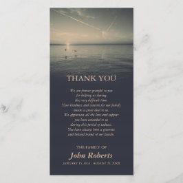 Cartão De Agradecimento Pássaros pelo obrigado da cerimonia comemorativa