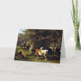 Cartão De Agradecimento Pastor e vovó no Pond