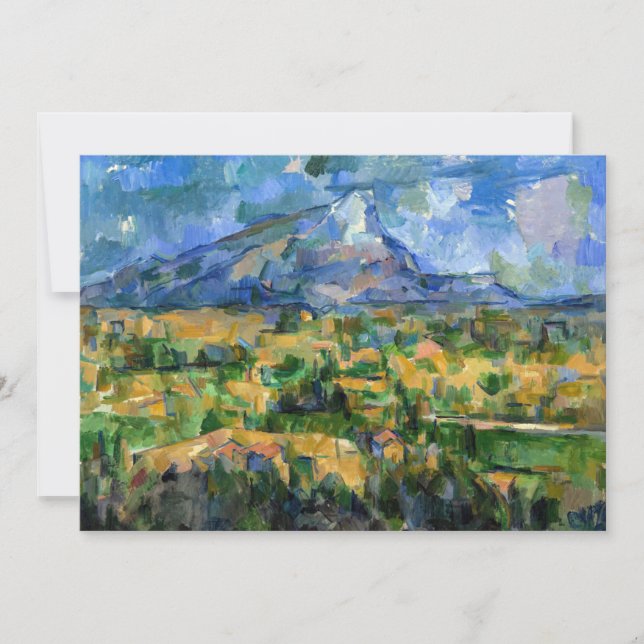 Cartão De Agradecimento Paul Cezanne - Mont Sainte-Victoire (Frente)